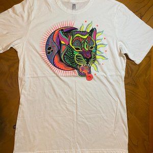 psychedelic puma tshirt - size XL